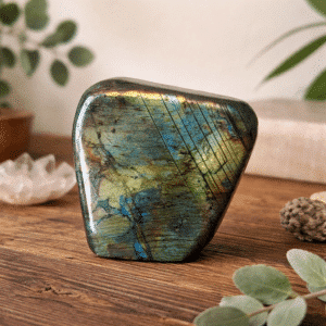 Labradorite de Madagascar – Pièce de collection aux reflets irisés (1 kg)