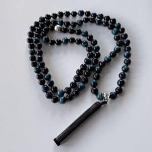 Mala Protection & Intuition – Œil de Faucon & Pierre de Sable Bleu