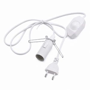 Base de lampe E14 avec variateur pour lampe de sel – Cordon 1,8 m