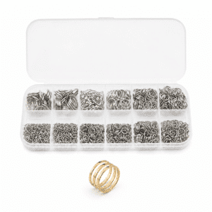 Kit d’anneaux ouverts - Rhodium