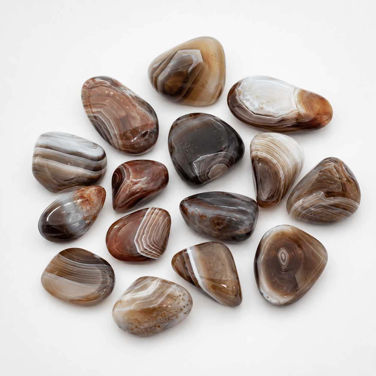 Agate Botswana AA – Pierre roulée – Botswana