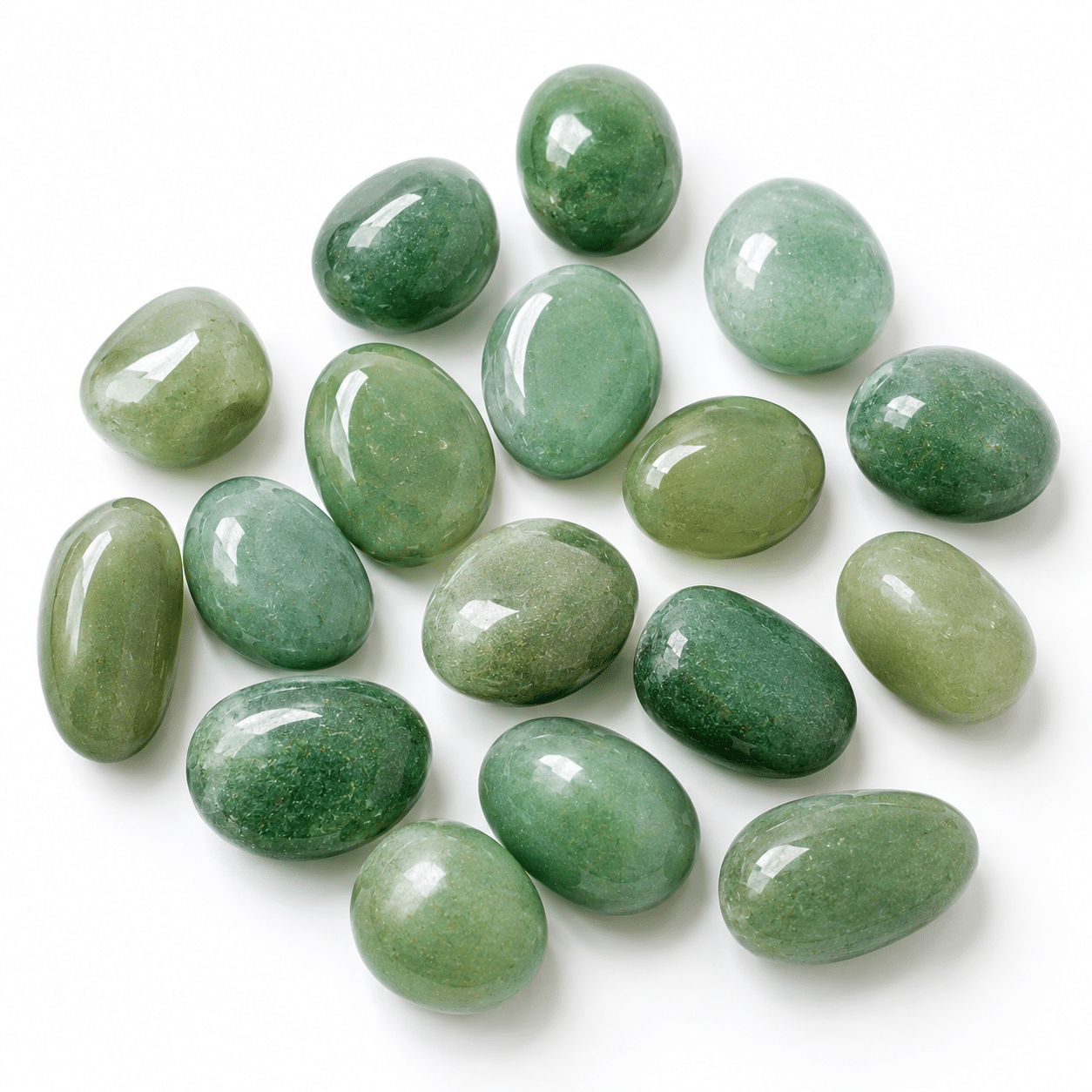 Aventurine Verte 'A' – Pierre roulée – Brésil
