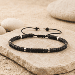 Bracelet bohème – Pierre de lave