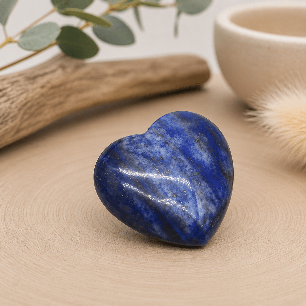 Cœur en Lapis-Lazuli – Sagesse & Communication