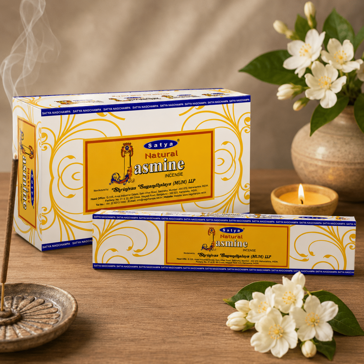 Encens Satya Natural Jasmin – 15g