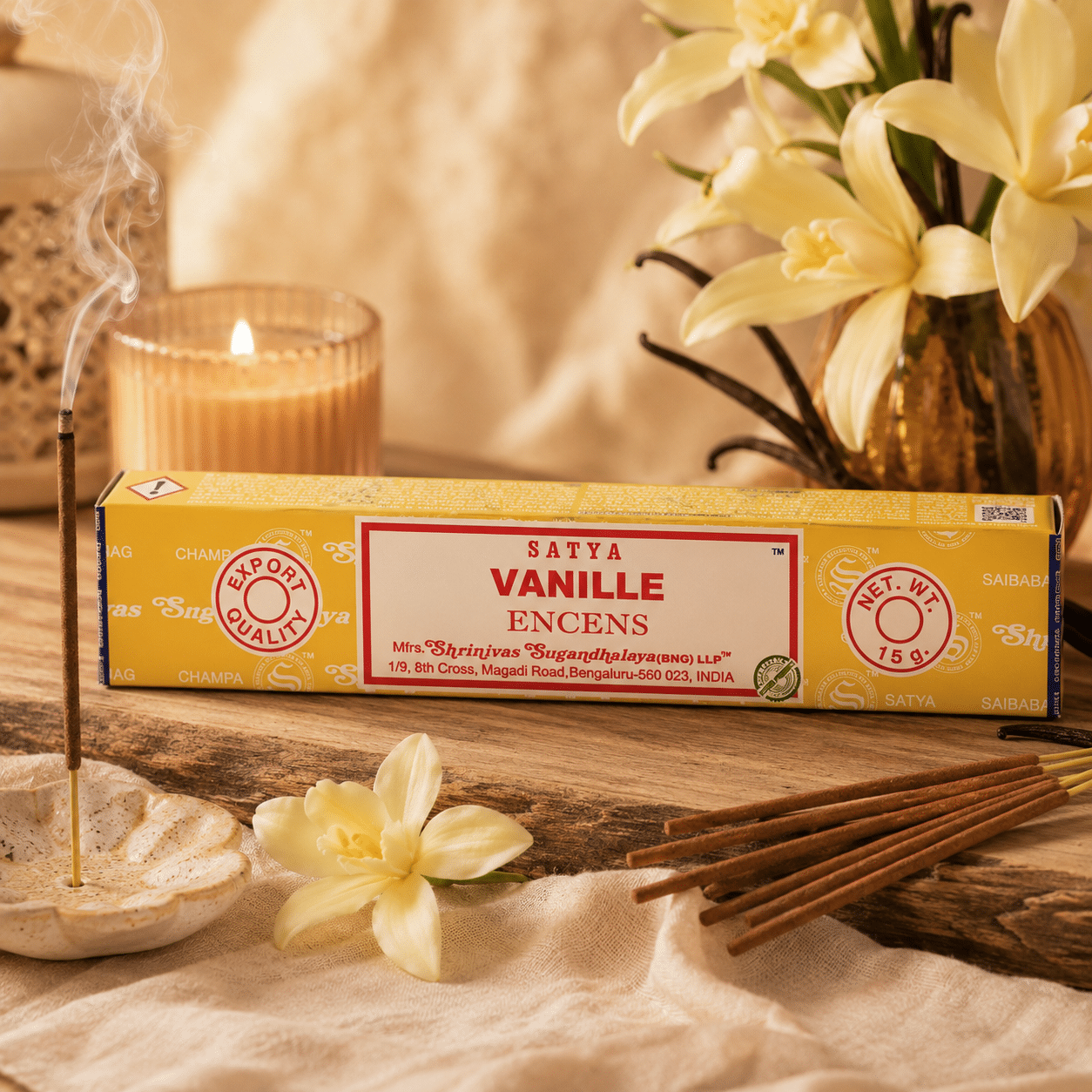 Encens Satya Vanille Masala – 15g