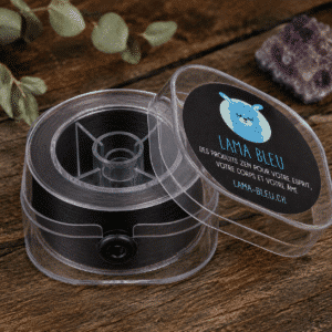 Fil élastique noir pour bijoux – 0,8 mm × 100 m
