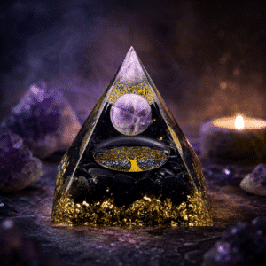 Pyramide « Lune d'Améthyste » - 6cm