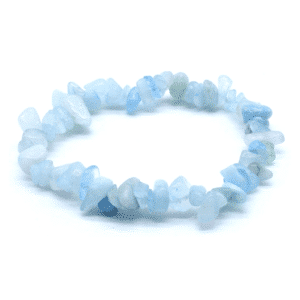 Bracelet Chips en Aigue-Marine de Madagascar