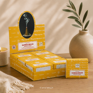 Encens Satya – Cônes « Sandalwood - Bois de Santal »