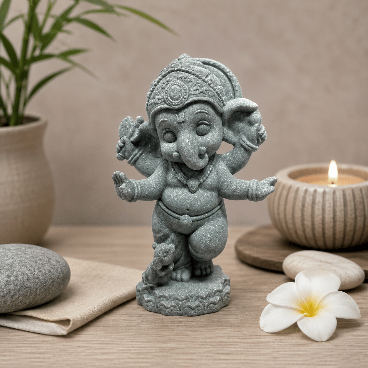 Statuette Ganesha – 7cm - Sagesse & Prospérité