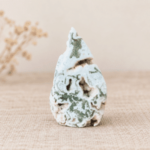 Flamme en agate mousse – 8 cm – 111 g