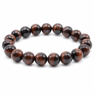 Bracelet en Œil de Taureau - perles 10mm